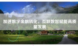 加速数字金融转化，互联数智赋能高质量发展