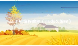 aide手机编程教程（aide怎么编程）