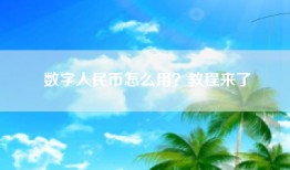 数字人民币怎么用？教程来了
