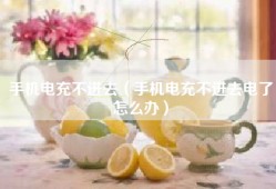 手机电充不进去（手机电充不进去电了怎么办）