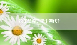 饺子起源于哪个朝代？
