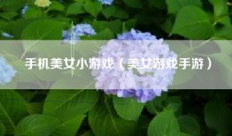 手机美女小游戏（美女游戏手游）