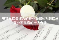 男孩学医最适合的专业有哪些？附医学就业率最高的十大专业