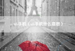ufs手机（ufs手机什么意思）