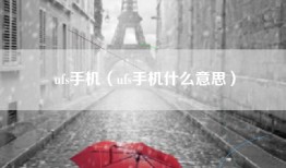 ufs手机（ufs手机什么意思）
