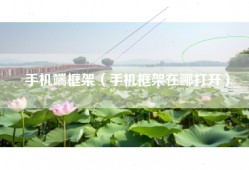 手机端框架（手机框架在哪打开）