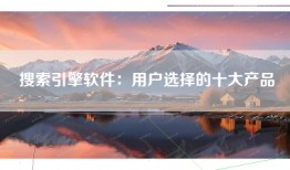搜索引擎软件：用户选择的十大产品