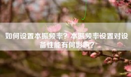 如何设置本振频率？本振频率设置对设备性能有何影响？