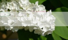 文章投稿平台〈转载〉