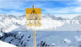 手机号变成空号（手机号变成空号了充话费还能用么）