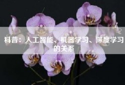 科普：人工智能、机器学习、深度学习的关系