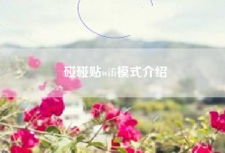 碰碰贴wifi模式介绍