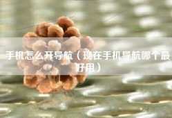 手机怎么开导航（现在手机导航哪个最好用）