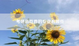 考研最吃香的专业有哪些