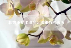 非物质文化遗产：清明节的来历