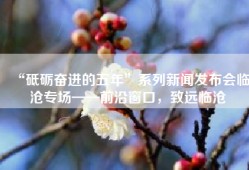 “砥砺奋进的五年”系列新闻发布会临沧专场——前沿窗口，致远临沧