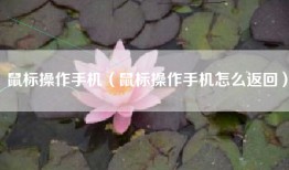 鼠标操作手机（鼠标操作手机怎么返回）