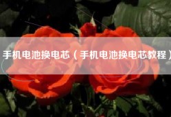 手机电池换电芯（手机电池换电芯教程）