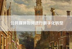 公共媒体如何进行数字化转型