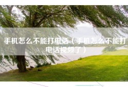 手机怎么不能打电话（手机怎么不能打电话视频了）