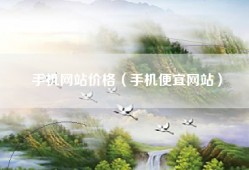 手机网站价格（手机便宜网站）