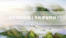 手机网站价格（手机便宜网站）