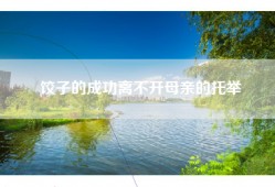 饺子的成功离不开母亲的托举