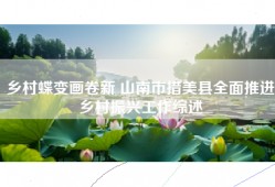 乡村蝶变画卷新 山南市措美县全面推进乡村振兴工作综述