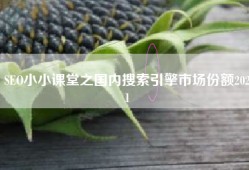 SEO小小课堂之国内搜索引擎市场份额2021