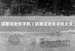诺基亚老年手机（诺基亚老年手机大全）
