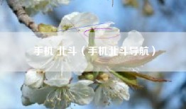 手机 北斗（手机北斗导航）