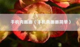 手机壳画画（手机壳画画简单）