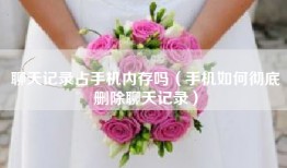 聊天记录占手机内存吗（手机如何彻底删除聊天记录）