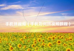 手机拼视频（手机如何拼视频教程）