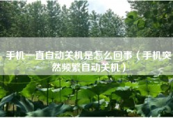 手机一直自动关机是怎么回事（手机突然频繁自动关机）