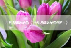 手机贴膜设备（手机贴膜设备排行）