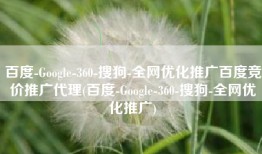 百度-Google-360-搜狗-全网优化推广百度竞价推广代理(百度-Google-360-搜狗-全网优化推广)
