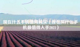 现在什么手机值得购买（现在买什么手机最值得入手2021）