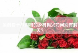 原创看十八洞村的乡村振兴如何别有洞天？