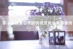 李子柒现象引发的传统文化与新媒体传播