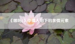 《哪吒2》中催人泪下的亲情元素