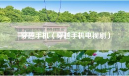 穿越手机（穿越手机电视剧）