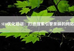 SEO优化培训：打造搜索引擎亲睐的网站