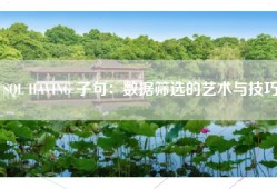 SQL HAVING 子句：数据筛选的艺术与技巧