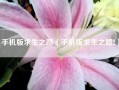 手机版求生之路（手机版求生之路2）