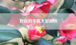 好玩的手机大型游戏