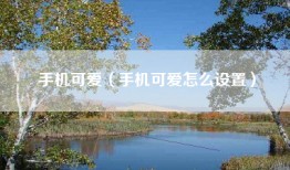 手机可爱(手机可爱怎么设置)