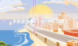 手机排名2017（2017手机品牌）