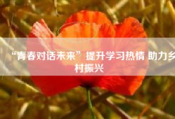 “青春对话未来”提升学习热情 助力乡村振兴