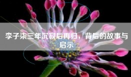 李子柒三年沉寂后再归，背后的故事与启示